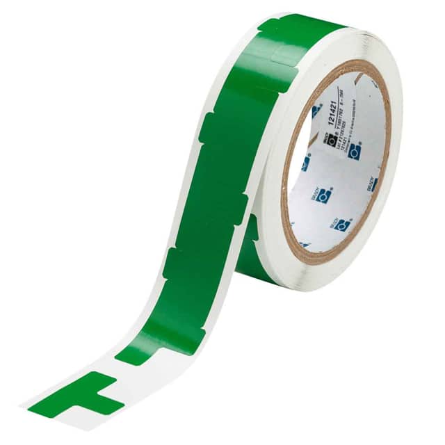 121421 B7569,GREEN,1.7"X1.1",T-SHAPE