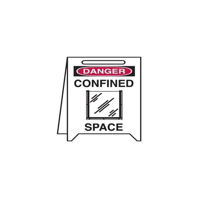 52392 FLR STND, CONF. SPACE/20X12,BLK/