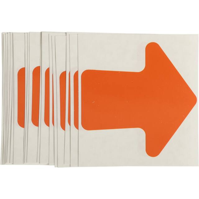 121452 B7569 3" ORANGE ARROWS 100/PACK