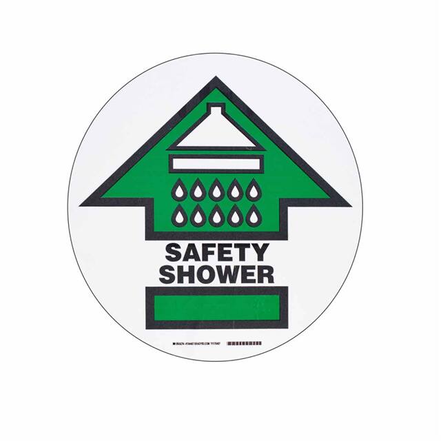 104487 B534FS 17"DIA GRN,BLK/WHT SAFETY
