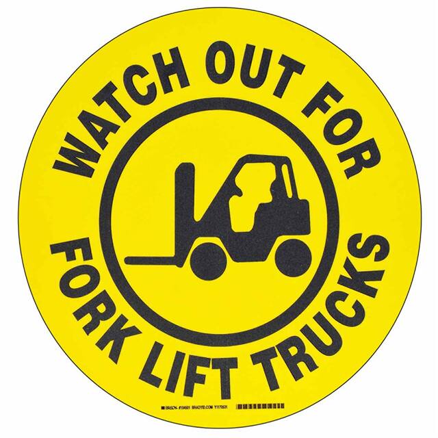 104501 B534FS 17" BK/YL WATCH OUT FOR F