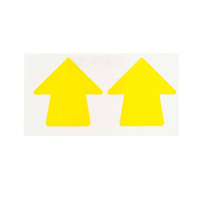 121047 B7569 AISLE MARKING ARROW 3" YEL