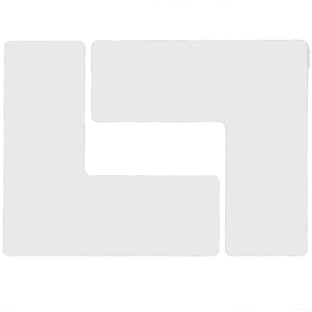 104447 3" X 8" B514 WHITE FLOOR LS 20PK