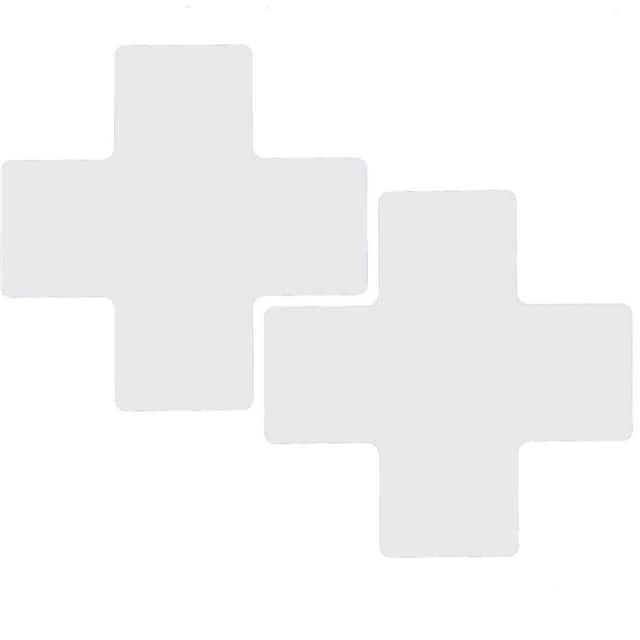 104477 3" X 8"B514 WHITE FLOOR CROSSES