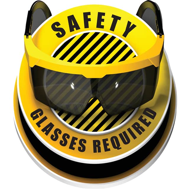 150167 SAFETY GLASSES REQUIRED 3D FLOOR