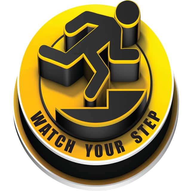 150169 WATCH YOUR STEP 3D FLOOR SIGN