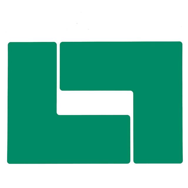 104455 4" X 10" B514 GREEN FLOOR LS 20P
