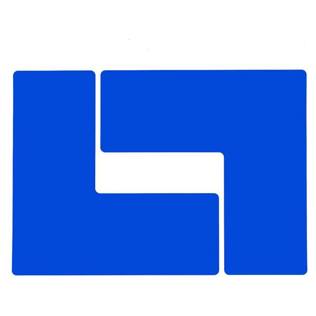 104456 4" X 10" B514 BLUE FLOOR LS 20PK