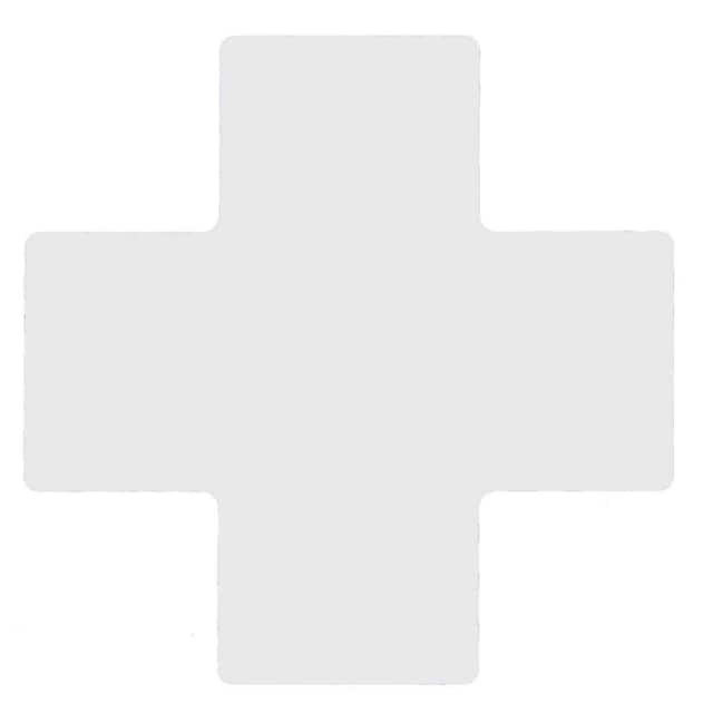 104483 4" X 10"B514 WHITE FLOOR CROSSES