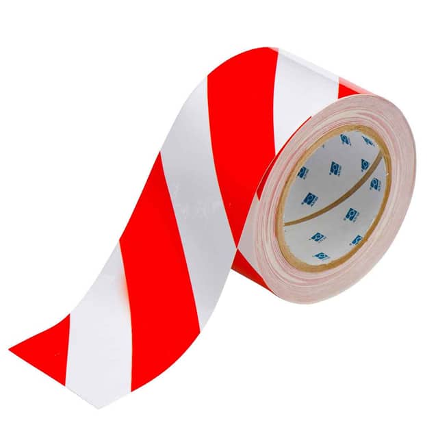 104348 3" X 100' B514 RED/WHT FLOOR TAP