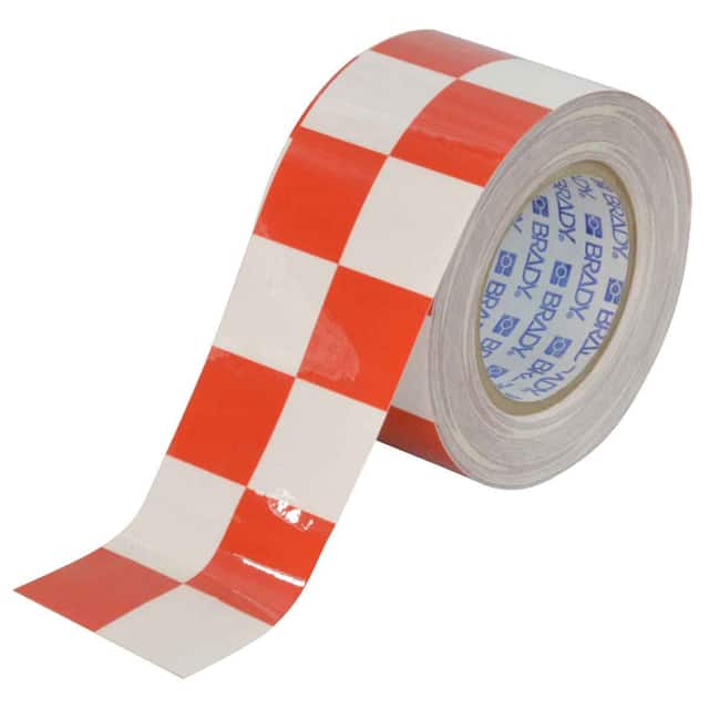 121917 3" X 100' B514 RED/WHITE CHECKER