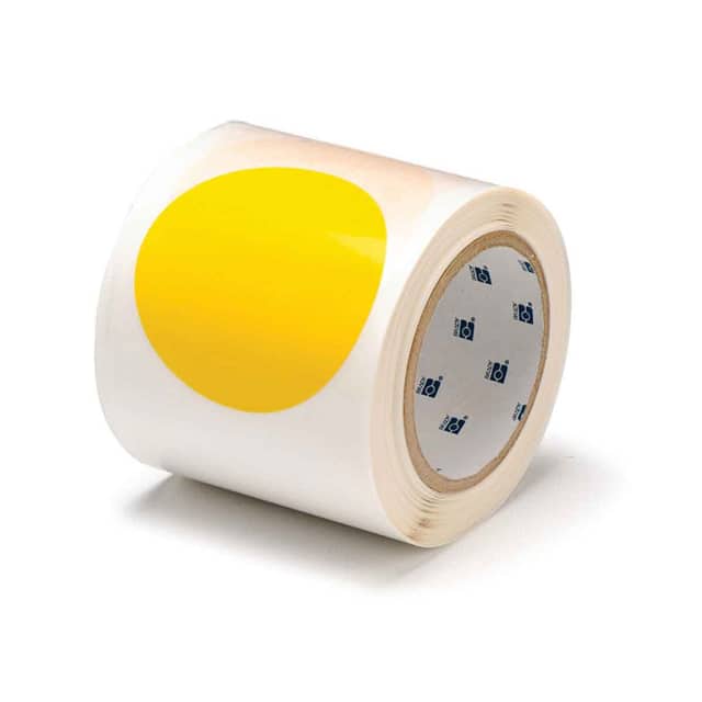 104523 3.5" B514 YL FLOOR DOTS SPACED 1
