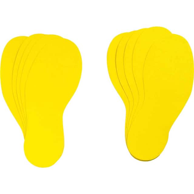 31550 YELLOW FOOTPRINTS REMOVABLE ADHE