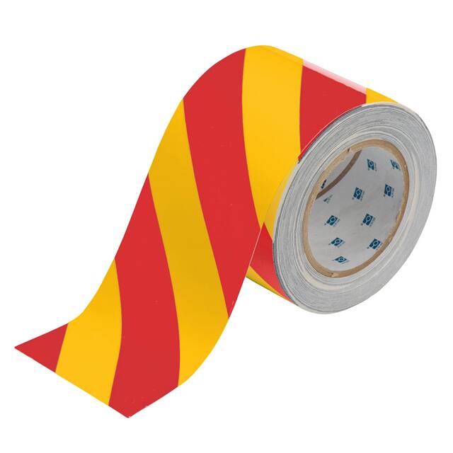 132432 4" X 100' B514 RED/YLW FLOOR TAP
