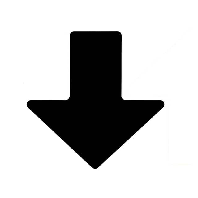 104416 2" X 5" B514 BLACK FLOOR ARROWS