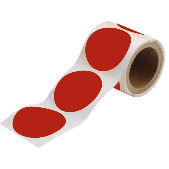 104400 3.5" B514 RED FLOOR DOTS 350/RL