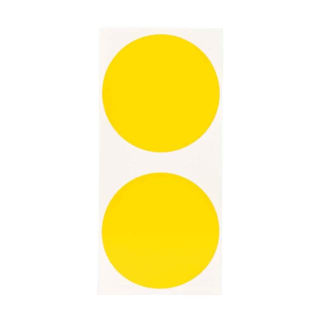 121034 B7569 AISLE MARKING DOTS 3" YEL