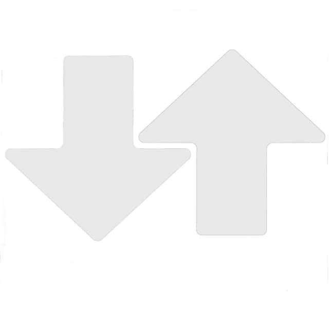 104423 3" X 8" B514 WHITE FLOOR ARROWS