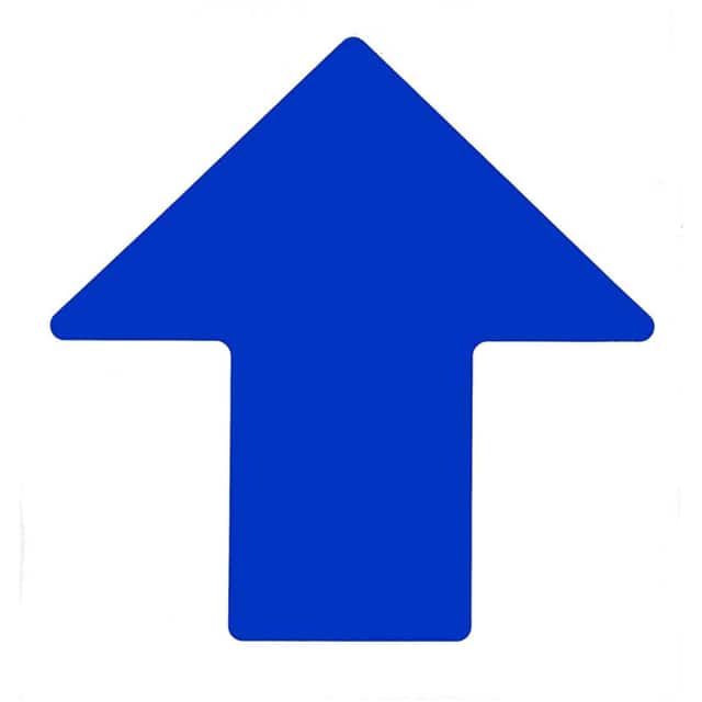 104426 4" X 10" B514 BLUE FLOOR ARROWS