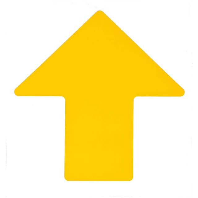 104427 4" X 10" B514 YLW FLOOR ARROWS 1