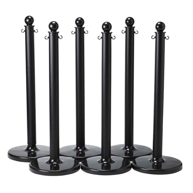 80943 BRADYLINK WRNG POST-SOLID BLK-SM