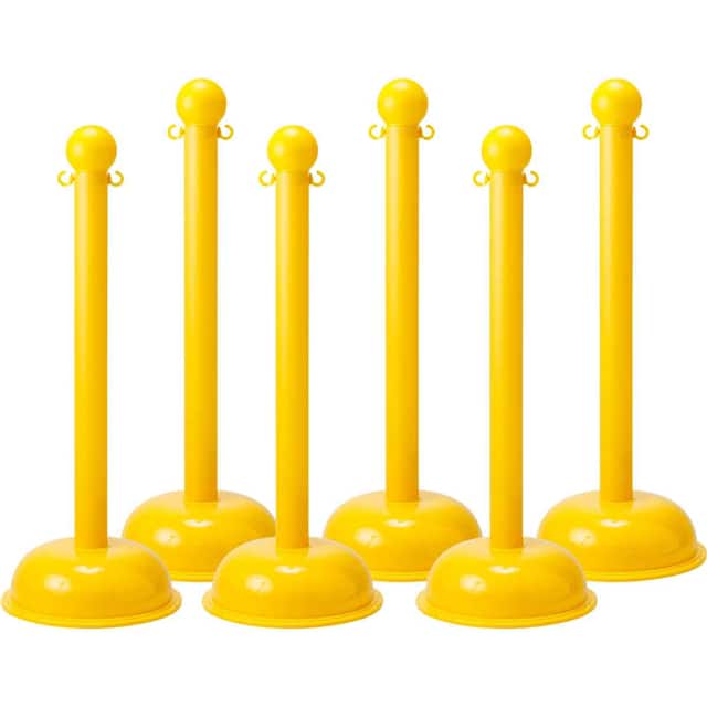 92121 BRADYLINK WARNING POST SOLID YEL