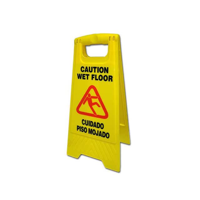 B-132 24" 2-SIDED SAFETY SIGN, PACK QT