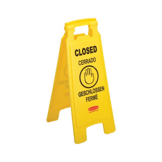 FG611278YEL RUBBERMAID FLOOR SIGN 2 SIDED MU