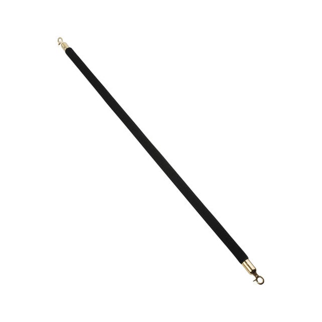 EK-D2-BK VELOUR ROPE 59" W/ENDS FOR PORTA