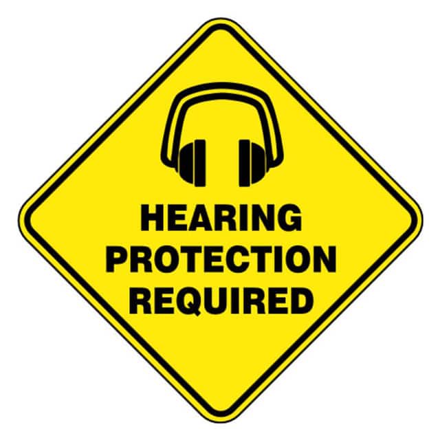 PFM0061 FLR SGN, NONSLP,17"DIAMND, HEAR