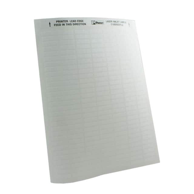 C100X025YJJ LABEL LASER 1"X0.25" WHT