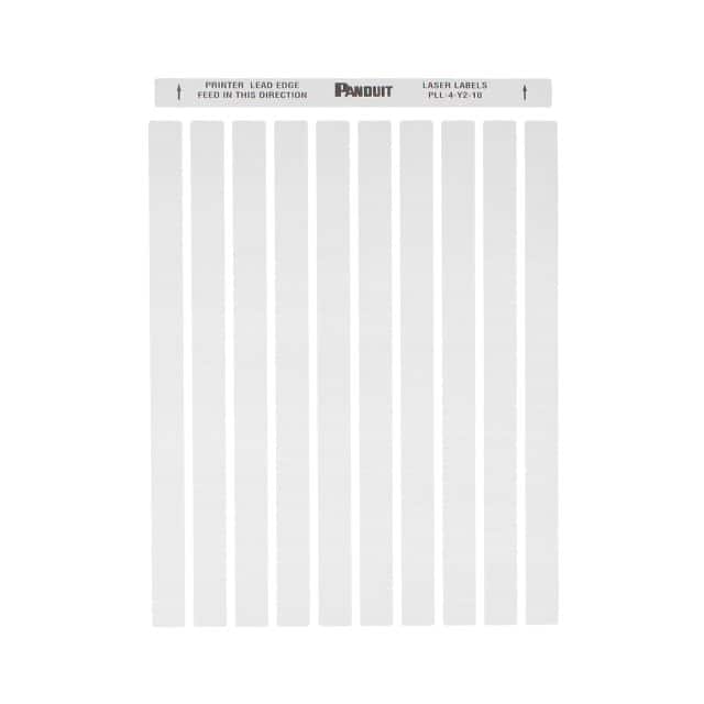 PLL-4-Y2-10 LABEL LSR POLY WHT .65 X .25