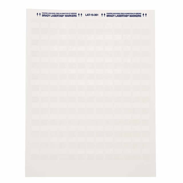 LAT-19-361-1 LABEL 3.167"HX1"W CLR/WH 1=48PCS