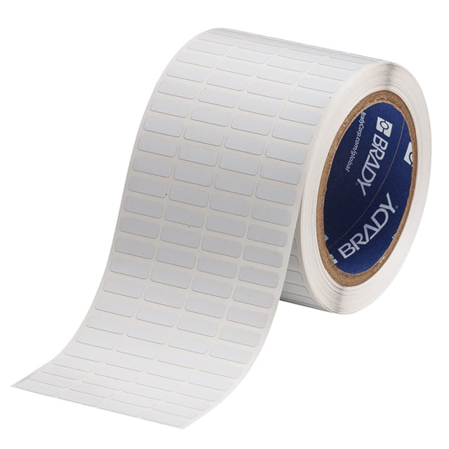 THT-1-719-10 LABEL 0.25"HX0.75"W WH 1=10KPCS