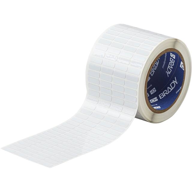THT-1-727-10 LABEL 0.25"HX0.75"W WH 1=10KPCS