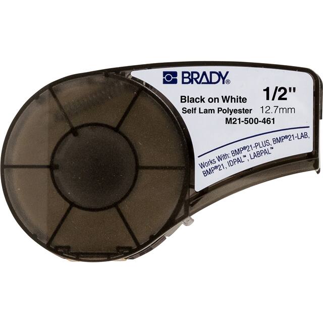 M21-500-461 LABEL 0.5" W X 21' L WHITE
