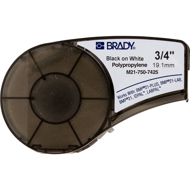 M21-750-7425 LABEL 0.75" W X 21' L WHITE