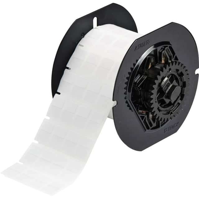 B33-80-427 LABEL 0.75"HX0.5"W WHT 1=2500PCS