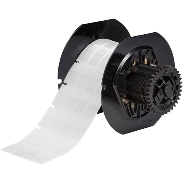 B33-113-427 LABEL 1"HX0.5"W CLR/WH 1=2500PCS