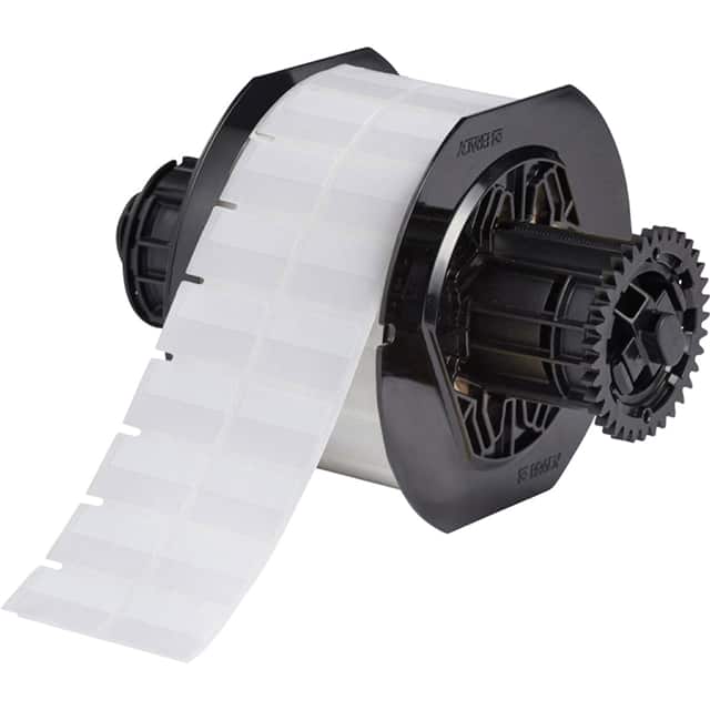 B33-115-427 LABEL 0.75" HX1"W WHT 1=2500PCS
