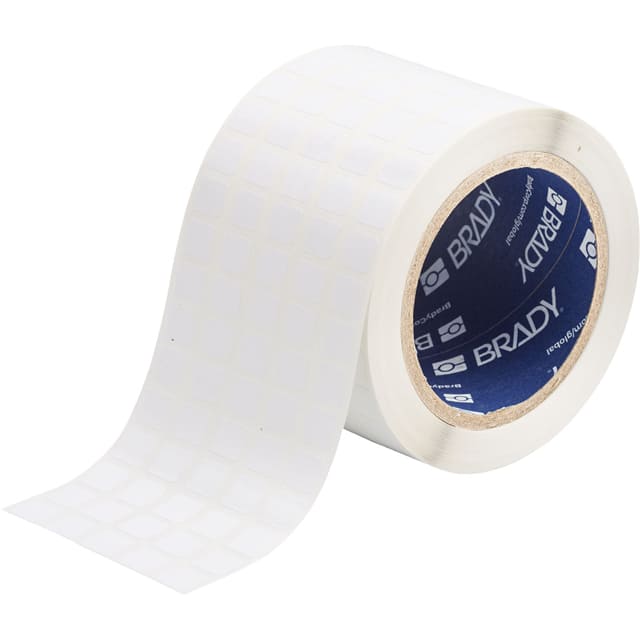 THT-12-473-10 LABEL, 0.437 IN H X 0.5 IN W