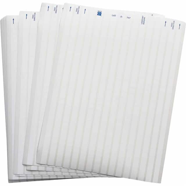 LAT-2-747-10 LABEL 0.375"HX0.375"W WH 1=25PCS