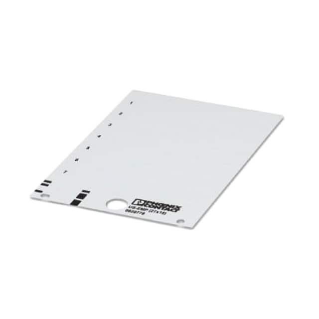 0828775 LABEL ID/RATINGS 1.06"X0.31" WHT