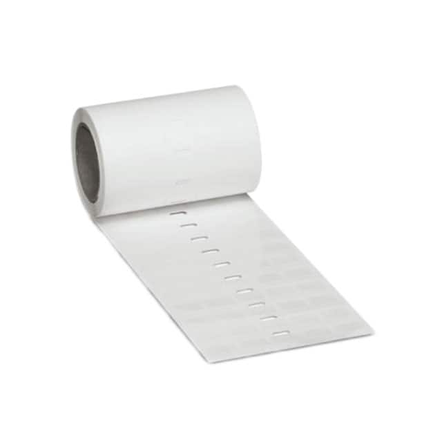 0830605 LABEL ID/RATINGS 1.57"X0.59" WHT