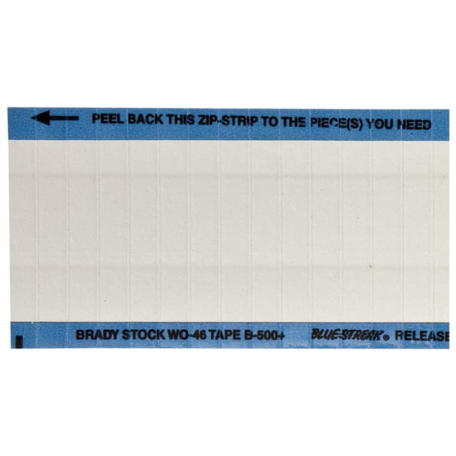 WO-46-PK LABEL WHITE 1=25PCS