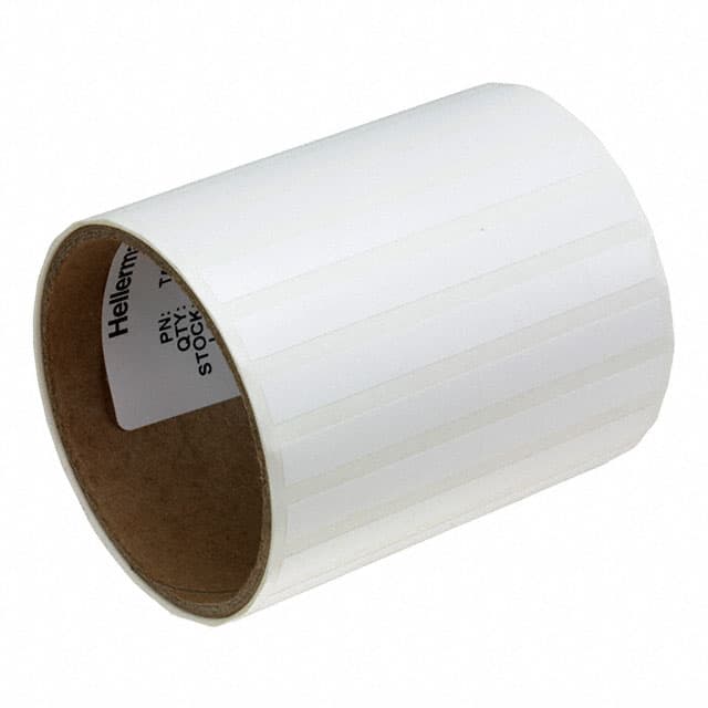 TAGPP1T6-822 WHITE POLYESTER .625" X .31"
