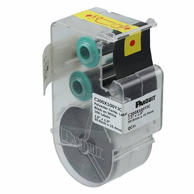 C200X100YJC LABEL INVNTRY CNTRL 2"X1" 200PC