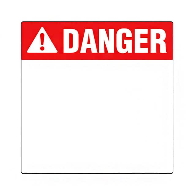 C400X600YZ1 LABEL ID/RATINGS 6"X4" BK/RD/WHT