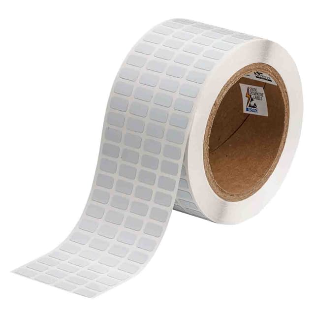 THT-96-729-10 LABEL, 0.275 IN H X 0.5 IN W