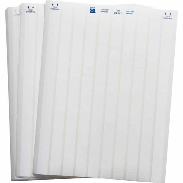 LAT-29-747-10 LABEL 0.2"H X 0.65"W WHT 1=21PCS